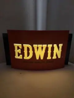 激レア！非売品 ビンテージ EDWIN木製看板 店頭用 販促用 激レア！非売品 ビンテージ EDWIN木製看板 店頭用 販促用 - メルカリ