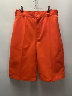 BARCEDOS センタープレス バギーイージーハーフパンツ　オレンジ L