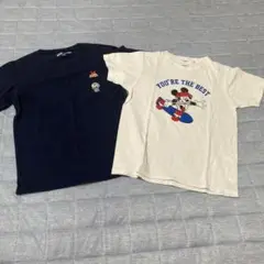 ミッキーマウス ドラえもん　Tシャツ 140 シップス　ユニクロ　2点
