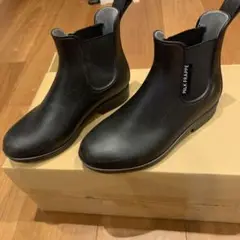 MILK RAPP ブラック サイドゴアブーツ 21.0