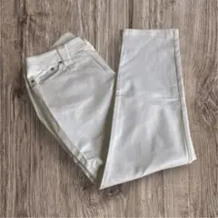 【otto collection】ホワイト カジュアルパンツ チノパン　真っ白
