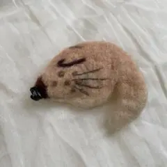 羊毛フェルト ハンドメイド ブローチ 犬 いぬ 新品未使用