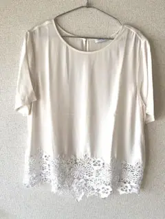 EQUIPUMENT FEMME 100%シルク カットソー ブラウス