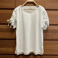 アースミュージックエコロジー 白半袖Tシャツ