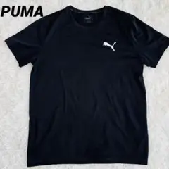 PUMA プーマ ロゴTシャツ ブラック Lサイズ