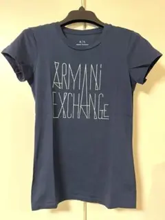 アルマーニエクスチェンジ　ロゴグリッターTシャツ