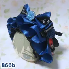 [B66b]おまんじゅう用ヘッドドレス[青ゴシック]