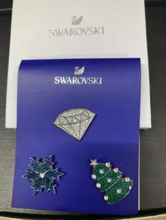 Swarovski バッジセット 3点