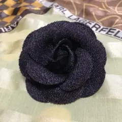 未使用 コサージュ(薔薇)パープル