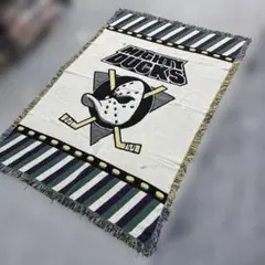 NHL マイティダックス　マルチカバー　ソファーカバー　ラグ　181x123