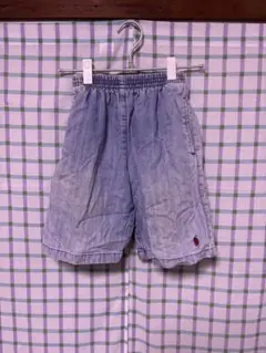 POLO ライトブルー ハーフパンツ