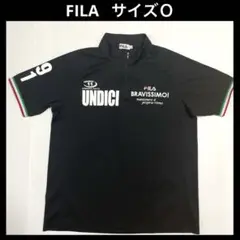 FILA UNDICI ジップアップ Tシャツ ブラック