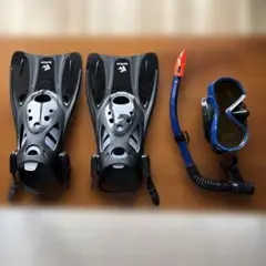 AQAマスク（バレナ） &シュノーケル　REEFTOURER フィン