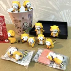 あらいぐまラスカル おやくだちマスコット ちょことも フィギュア 11個セット