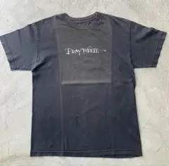 90s フェードTシャツ 墨黒 ボロ vintage