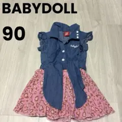 子供服　サイズ90 BABYDOLL ワンピース