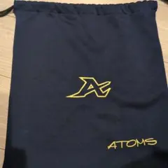 ATOMS ネイビー ドグローブ袋　ローストリングバッグ