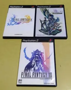FINAL FANTASY X/X-2/XII☆PS2☆3セット