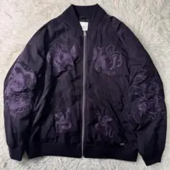 希少サイズ☆クライミー 黒 スーベニアジャケット XXL 美品 HYSTERIC GLAMOUR ヒステリックグラマー ジャケット サイズ:M