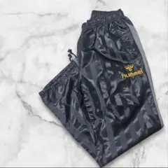 hummel ストライプ ブラック ピステパンツ