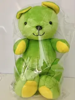 さくら 緑色クマ ぬいぐるみ