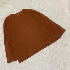 Columbia コロンビア　長袖カットソー　ワッフル生地　キャメル　XL