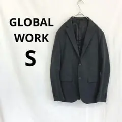 【グローバルワーク】 テーラードジャケット S グレー