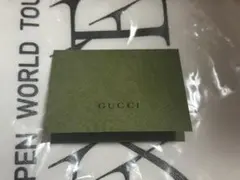 GUCCI　レターケース　領収書　封筒
