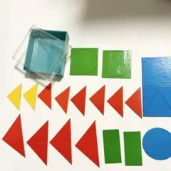 新品未使用 さんすうセット用いろいた 色板 図形 算数セット 学用品