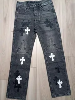 希少Chrome Hearts Cross patchペインターパングレー