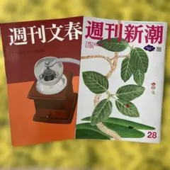 週刊文春•週刊新潮 7月24日号２冊セット