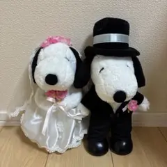 スヌーピー 新郎新婦 ぬいぐるみ