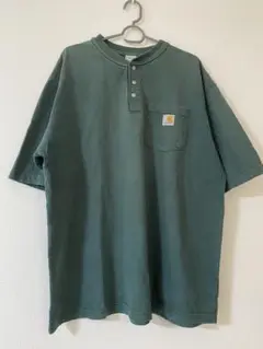 Carhartt グリーン ポケットTシャツ