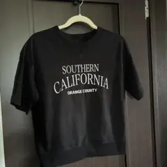 お洒落ブラックロゴTシャツ サイズ150