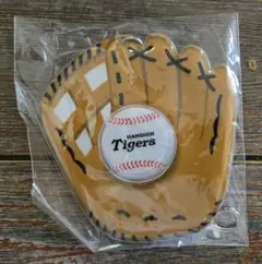 阪神タイガースTigers 野球グローブ型キーホルダー パスケース