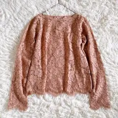 美品✨N°21 ヌメロヴェントゥーノ　花柄レースブラウス　フラワー刺繍