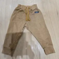 ジャージ薄手　サルエルパンツ キャメル 110　used