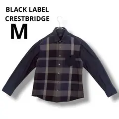 BLACK LABEL CRESTBRIDGE チェック柄　ネルシャツ Mサイズ