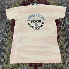 90s シングルステッチ USA製 ボロ メッセージ プロモ Tシャツ