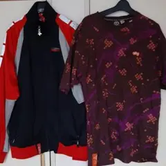 エルアールジー　tシャツ　総柄　LRG ウェッサイ　半袖　y2k ストリート