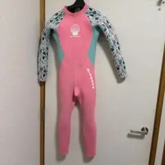 XXL ピンク水色 ウェットスーツ　着丈110cm