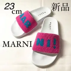 MARNI マルニ ロゴプリントサンダル 23cm