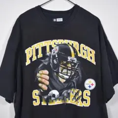 NFL STEELERS スティーラーズ 半袖Tシャツ 両面プリント 2XL