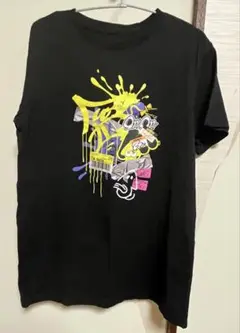 スプラトゥーン3 一番くじ　バンカラグラフティプリント Tシャツ 黒