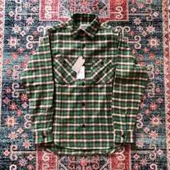 【送料込】 新品 ヒューストン チェックシャツ ネルシャツ Mサイズ
