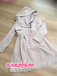 【axesfam】アクシーズファム トレンチコート ピンク 秋冬 大人女子