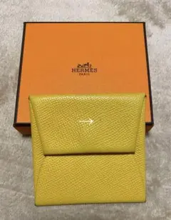 エルメス コインケース バスティア 黄