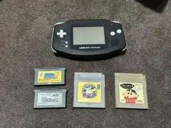 ゲームボーイアドバンス 本体とゲーム4本セット