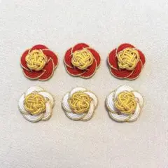 【水引】梅結び 4本取り　カメリア☆椿