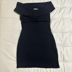 ZARA 黒ミニワンピース　L
